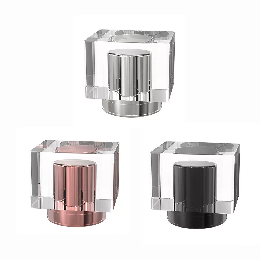 square acrylic perfume bottle caps