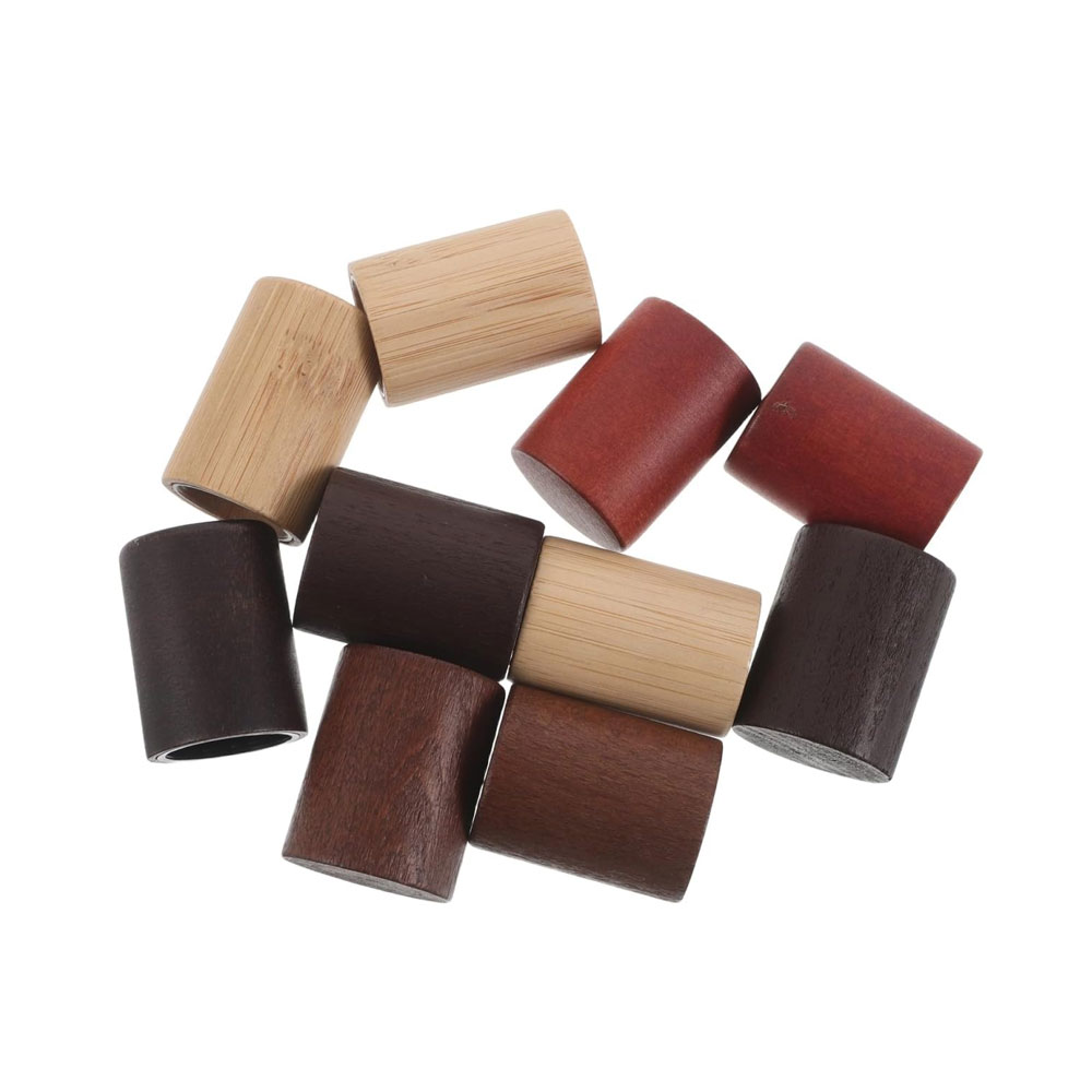 custom logo wooden perfume bottle caps