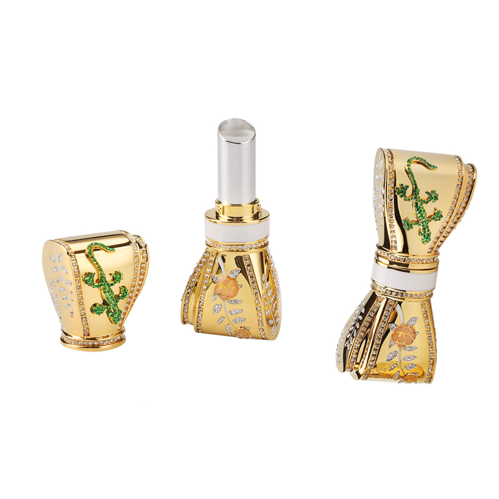 handcrafted luxury enamel lipstick case