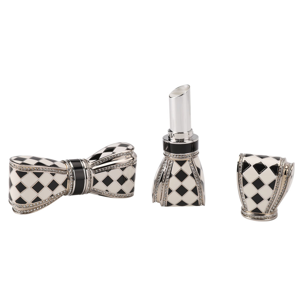 Scratch resistant colorful enamel lipstick container