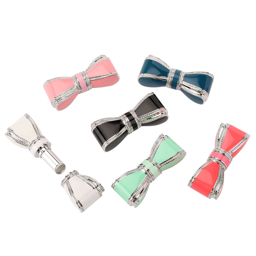 Custom logo decorative enamel lipstick tube