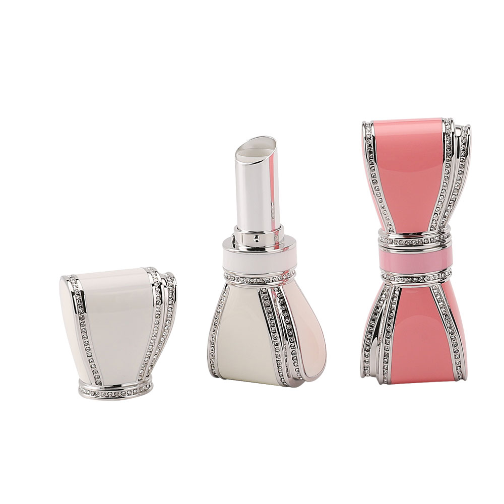 Custom logo decorative enamel lipstick tube