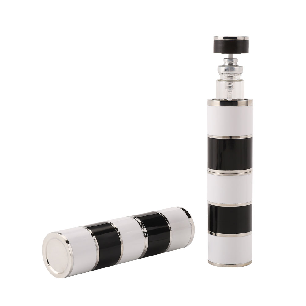 rotary leak proof refillable travel perfume bottle